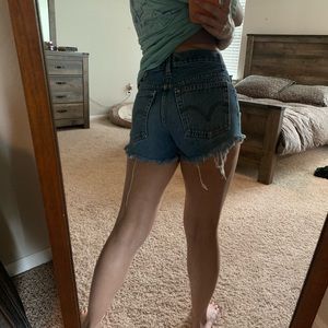 Distressed 501 cut offs